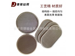 定制异型  过滤网片圆形 包边过滤网片不锈钢 冲压网滤片图2