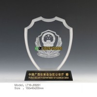 公安奖杯 新警入警/从警周年/光荣退休纪念品定做厂家