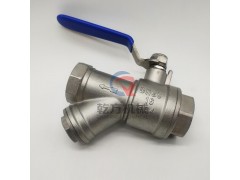 304不锈钢过滤器球阀 长手柄过滤器球阀 球阀过滤一体阀图3