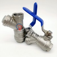 304不锈钢过滤器球阀 长手柄过滤器球阀 球阀过滤一体阀