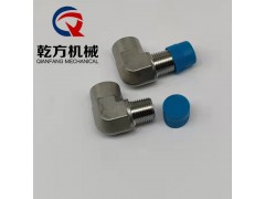 304/316不锈钢内外丝弯头 90°活接弯头双内外丝弯头图2