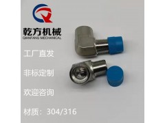 304/316不锈钢内外丝弯头 90°活接弯头双内外丝弯头图3