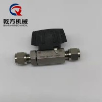 高压卡套球阀，316L不锈钢卡套球阀 黑手柄卡套球阀
