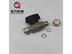 卡套球阀，304/316L不锈钢卡套球阀 黑手柄卡套球阀图3