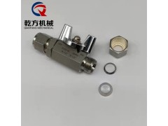 卡套球阀，304/316L材质卡套球阀 锌合金手柄卡套球阀图2