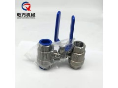 2205/2507双相钢​内丝球阀  快装球阀 二片式球阀图3