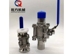 304|316L不锈钢三片式对焊球阀 自动焊接球阀加长焊球阀图3