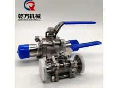 304|316L不锈钢三片式对焊球阀 自动焊接球阀加长焊球阀图2