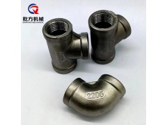 2205内丝三通 弯头 双相钢内螺纹三通 弯头图2