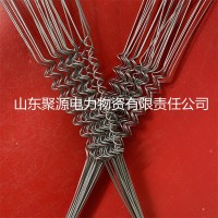 防止鸟类筑巢金具 弹簧式防鸟刺 热镀锌直丝防鸟刺线路驱鸟金具