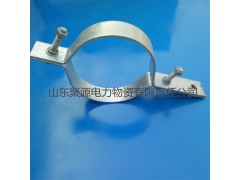 杆用热镀锌抱箍单长尾抱箍 双短尾抱箍型号齐全厂家供应图2