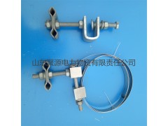 杆用镂空型OPGW引下线夹型号齐全厂家供应图3