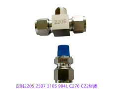 2205/2507/310S/C276/C22卡套接头 三通图2