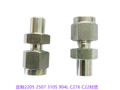 310S光杆卡套接头 2507/C276/C22焊接卡套接头图3