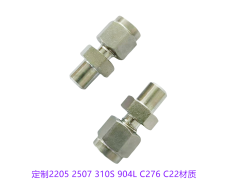 310S光杆卡套接头 2507/C276/C22焊接卡套接头图2