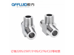 哈氏合金C276/C22/254SMO/310S高压外丝三通图3