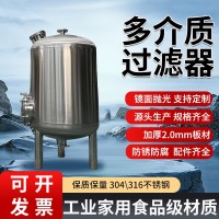 天水市反冲洗过滤器304不锈钢过滤罐各种规格款式齐全经久质高