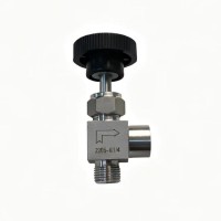 90°直角针型阀，2205/2507/310S/TA2钛材/哈氏合金直角针型阀 内螺纹针型阀