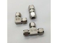 310S/317l/904L/6mo/TA2钛材钛合金卡套弯头 卡套三通 卡套接头 针型阀图3