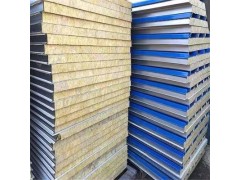 彩钢夹心岩棉复合板和彩钢泡沫复合板实体厂家