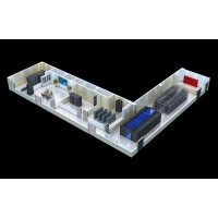 天津效果图表现_报告厅大屏_舞台灯光幕布_机房效果图制作