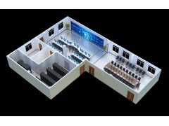 天津效果图表现|机房动环|拼接屏|报告厅效果图制作图2