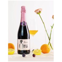 欧米猫红葡萄汁 西班牙原瓶进口无醇气泡葡萄汁