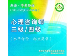 新疆心理咨询师三级/四级水平评价等级考试培训报名考证图2